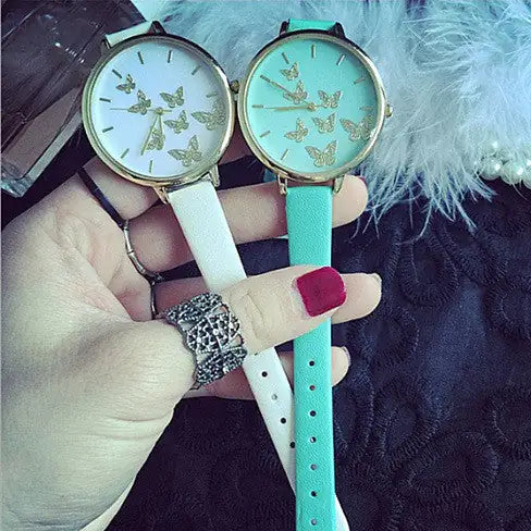 Happy Moments Butterfly Wrist Watches - Billy's Bling Boutique