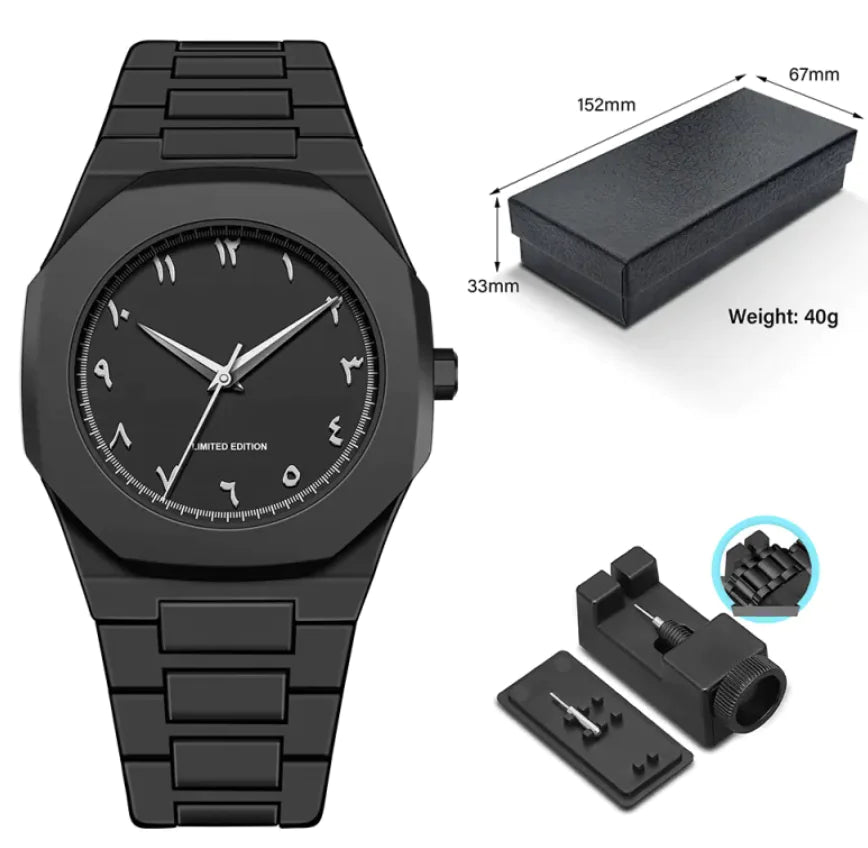 Waterproof Men's Fashion Quartz Watch - Stylish & Durable
