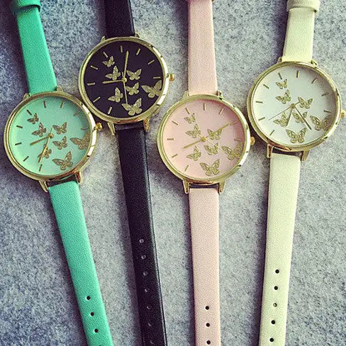 Happy Moments Butterfly Wrist Watches - Billy's Bling Boutique