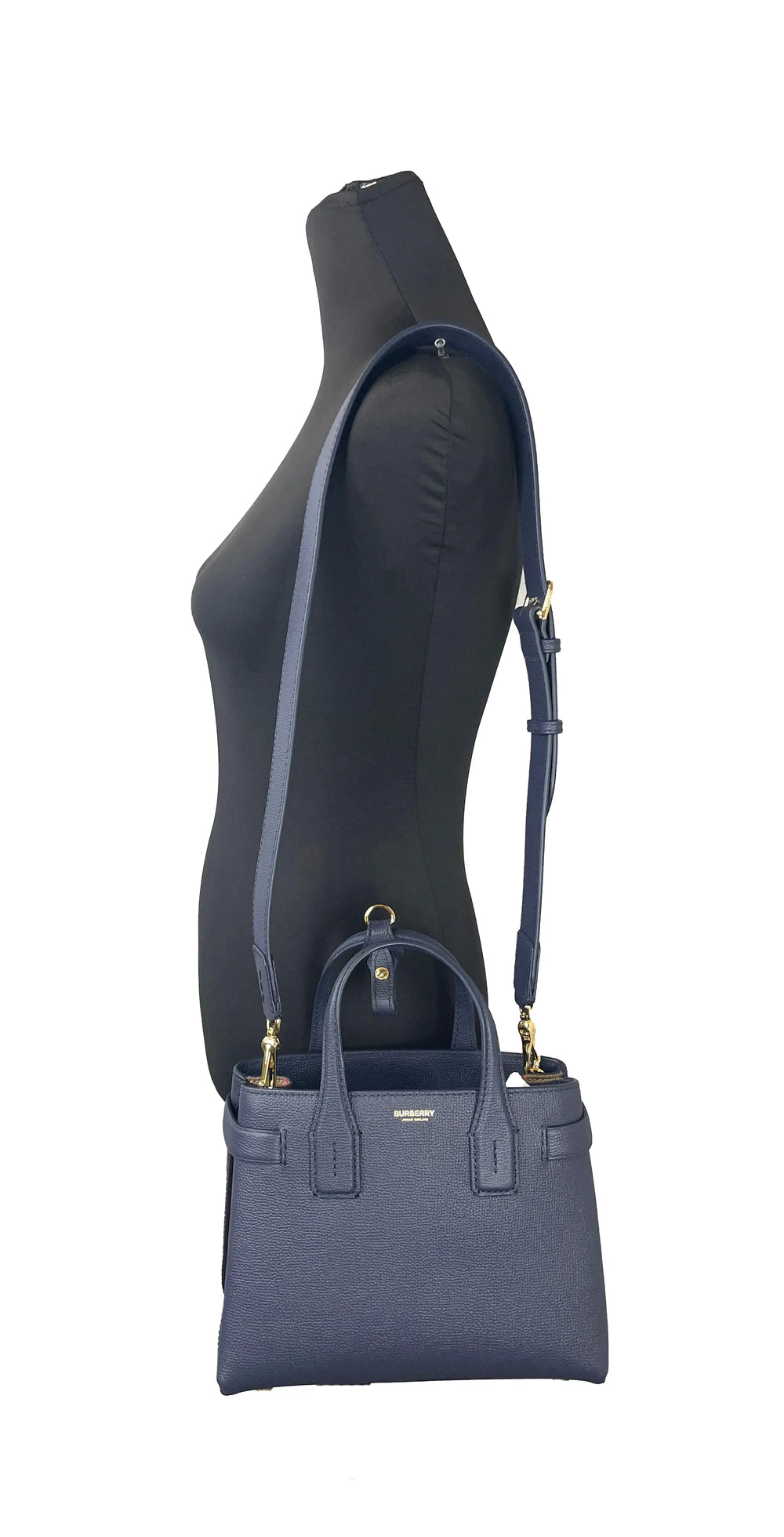 Burberry Banner Small Tote Crossbody Bag Purse - Luxury Fashion