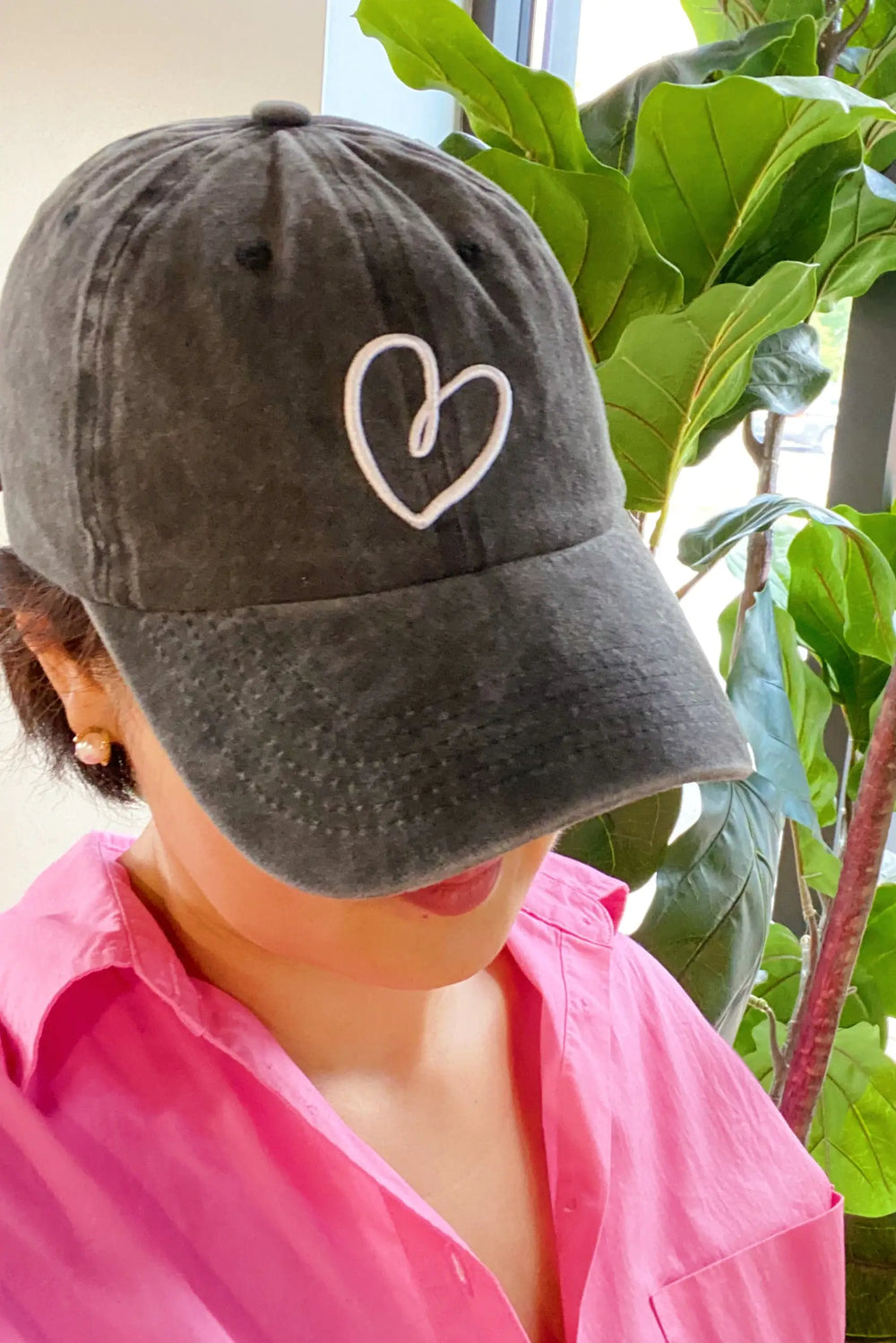 Dreaming Heart Ball Cap - Premium Washed Cotton with 3D Embroidery