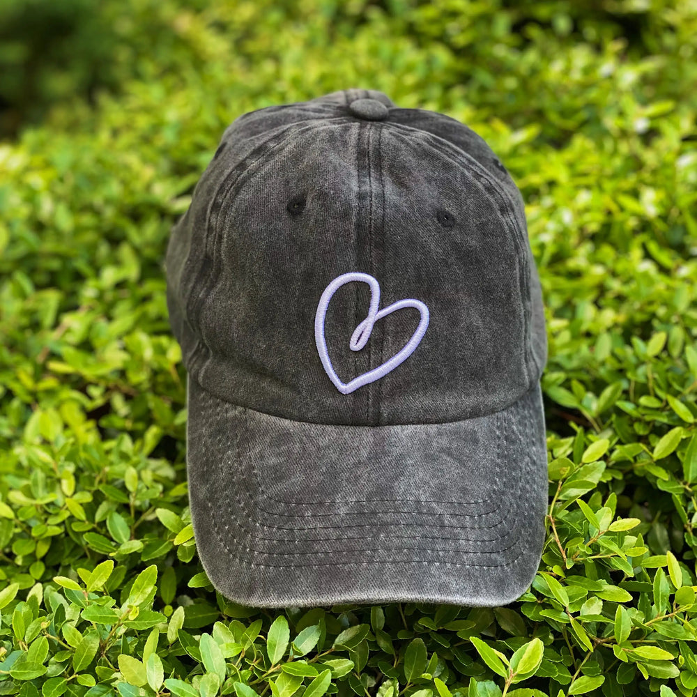 Dreaming Heart Ball Cap - Premium Washed Cotton with 3D Embroidery