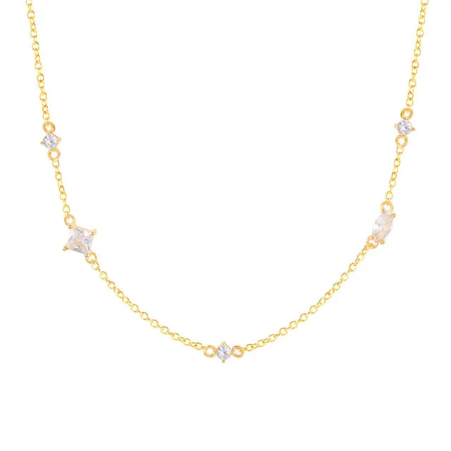 Sterling Silver Starlight Necklace - Twinkling Celestial Charm