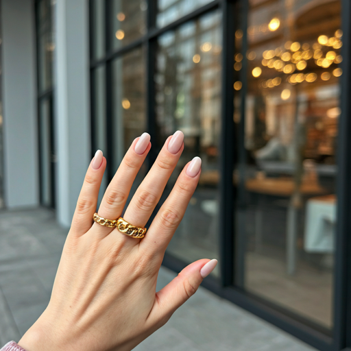 Golden Forge Industrial Ring - Bold Statement Ring for Men & Women