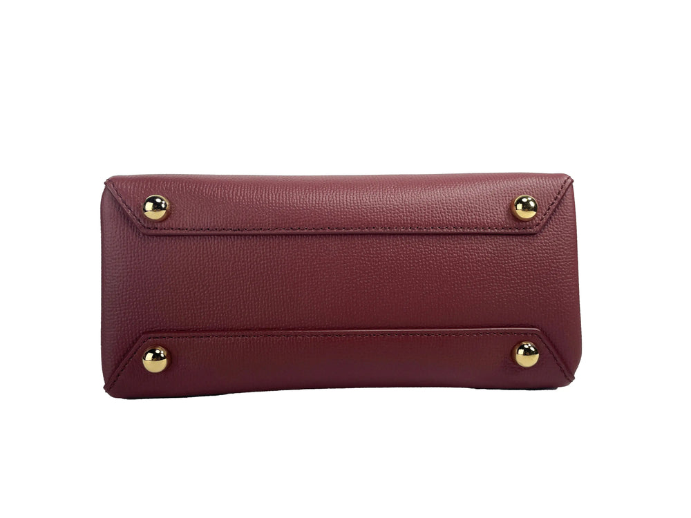 Burberry Banner Small Crimson Leather Tote Bag - Luxury Fashion
