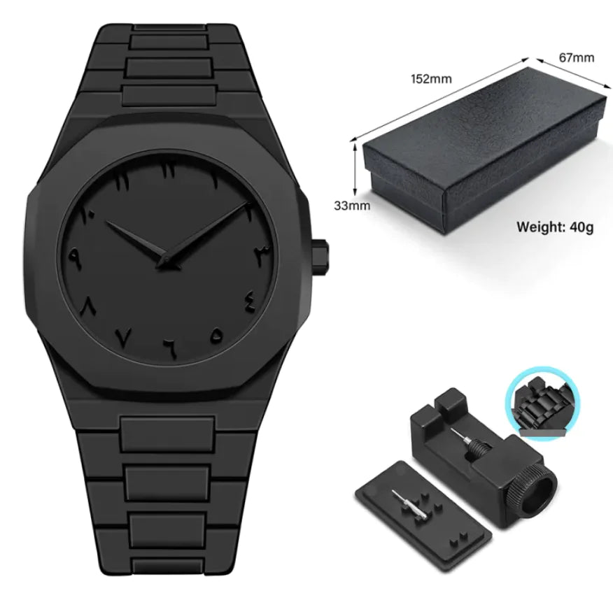 Waterproof Men's Fashion Quartz Watch - Stylish & Durable