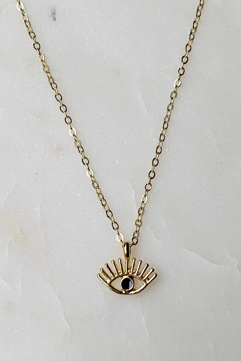 Got An Eye On You Devil Eye Necklace - Edgy Statement Jewelry