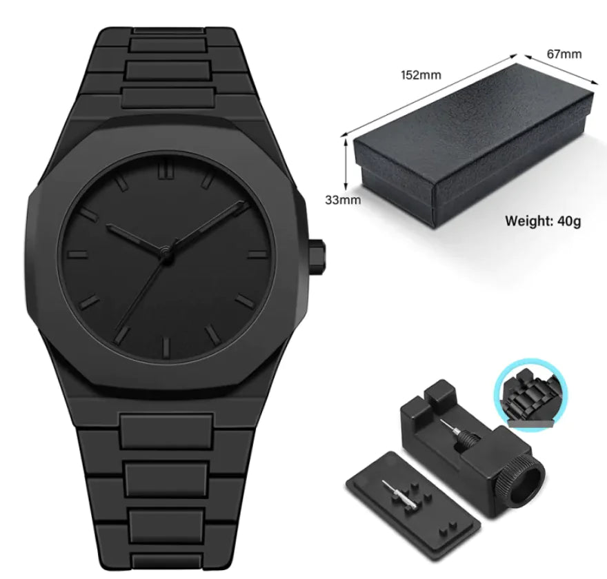 Waterproof Men's Fashion Quartz Watch - Stylish & Durable
