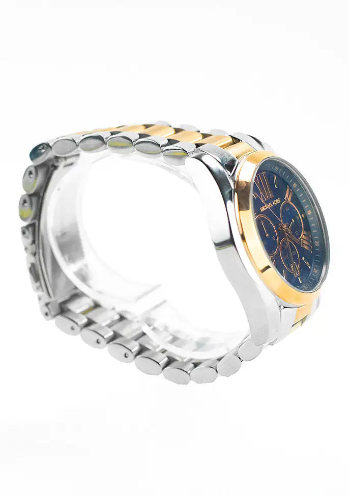 Michael Kors (MK5606) Bradshaw Silver Rose Gold Stainless Steel Case Wrist Watch