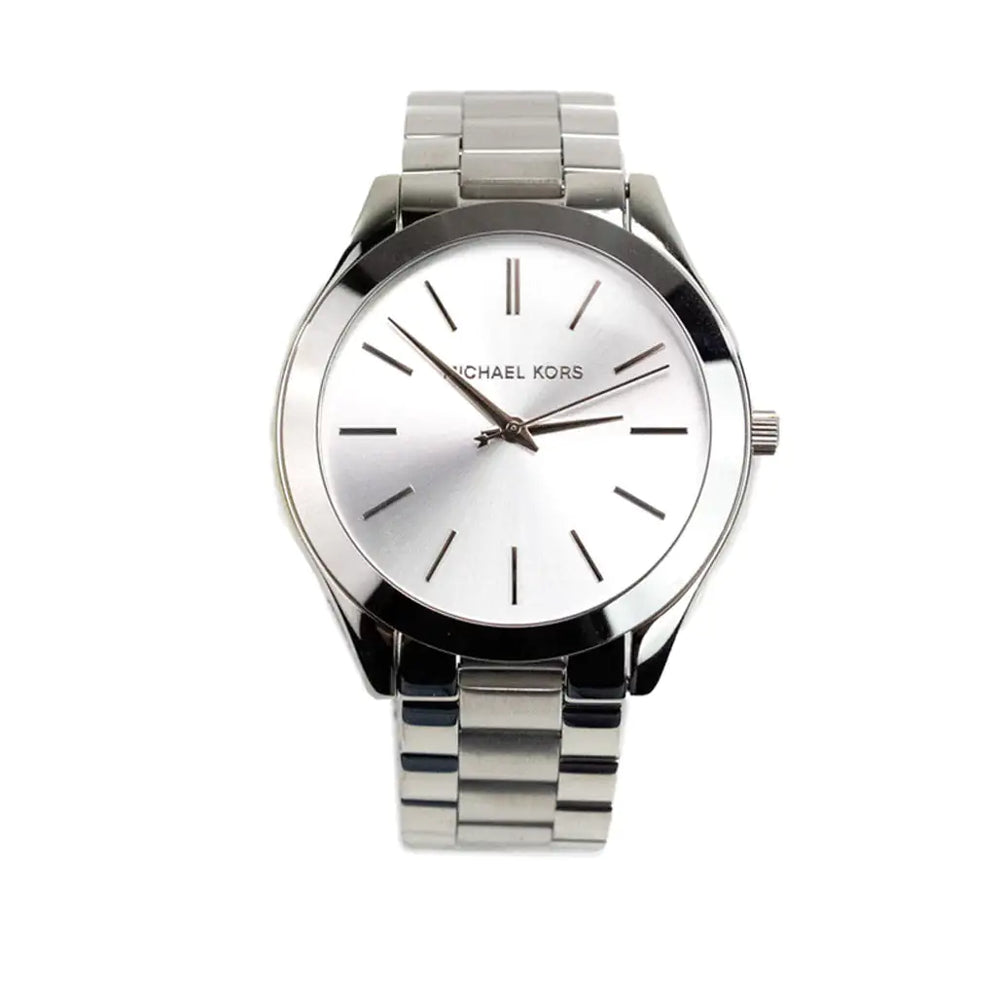 Michael Kors Slim Runway Watch - Silver-Toned Silver Dial | Billy's Bling Boutique