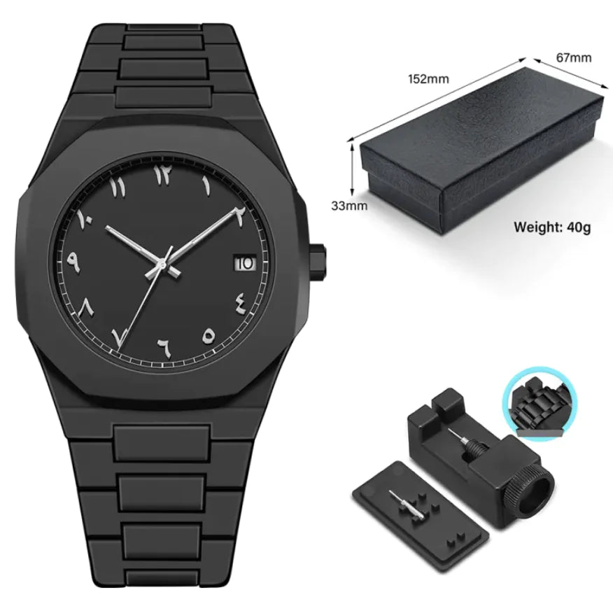 Waterproof Men's Fashion Quartz Watch - Stylish & Durable