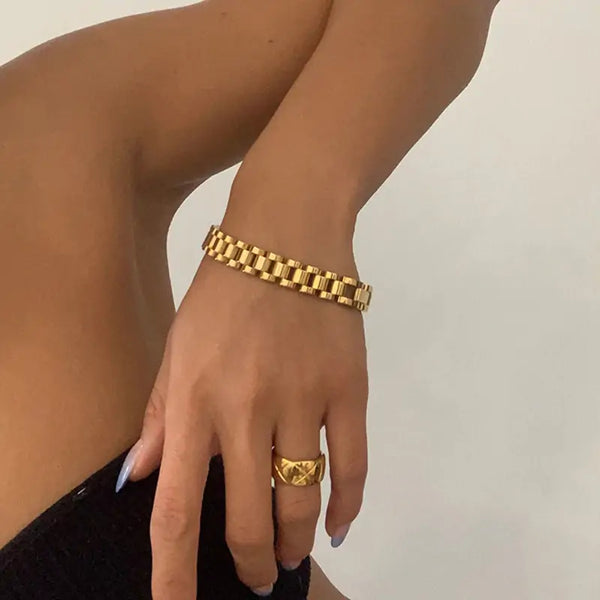 Luxurious Gold Plated Bracelet