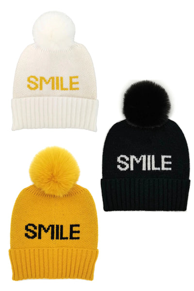 Smile Beanie - Vibrant Mood-Boosting Winter Hat