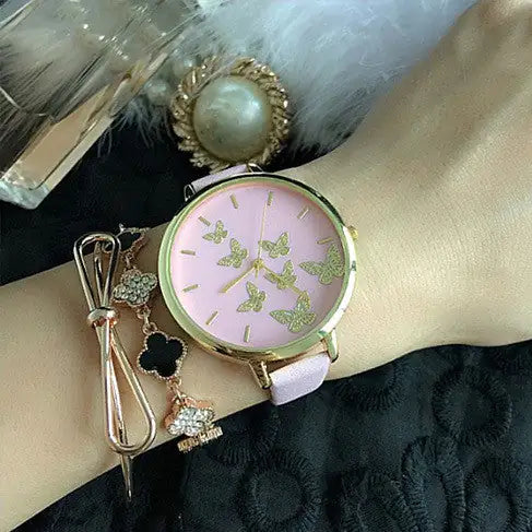 Happy Moments Butterfly Wrist Watches - Billy's Bling Boutique